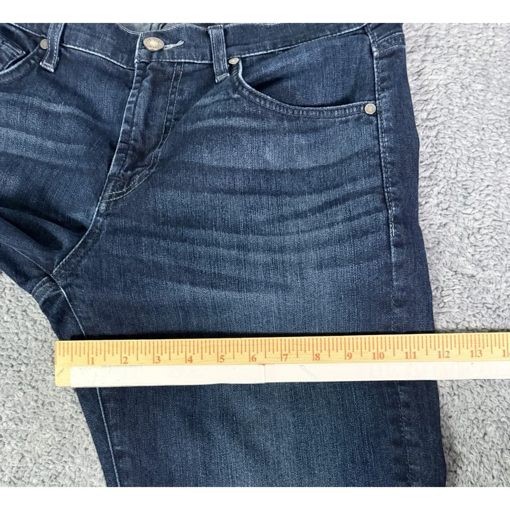 7 For All Mankind Austyn Relaxed Straight Leg Jeans Blue Dark Wash Mens 35x30